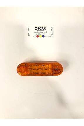 9 Ledli Tombul Parmak Pozisyon Led Lamba Led Turuncu 12v-24v Dekoratif Lamba 10 Adet Image 2