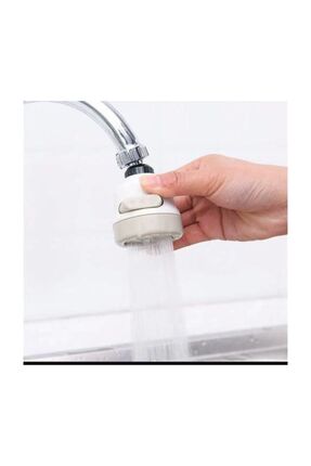 Musluk Ucu 3 Fonksiyonlu Mutfak Batarya Oynar Başlıklı Su Tasrruflu Image 2