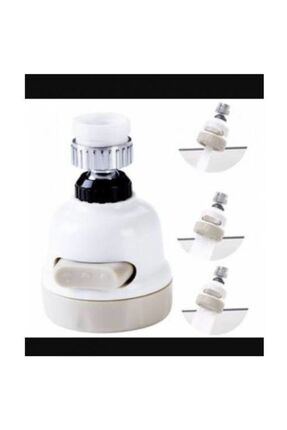 Musluk Ucu 3 Fonksiyonlu Mutfak Batarya Oynar Başlıklı Su Tasrruflu Image 1