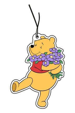 Sevimli Winnie De Pooh Tasarımlı Dekoratif Oto Kokusu Image 0