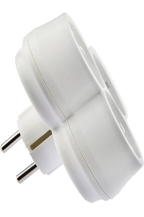 3'lü Topraklı Papatya Golyat Fiş Priz Image 1