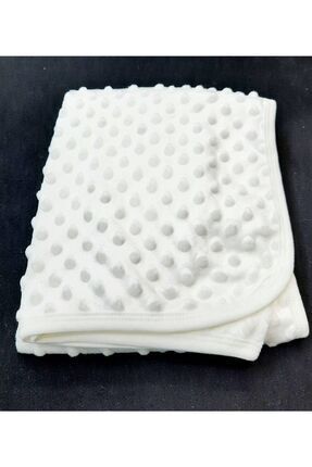 Sundan Tek Katlı Nohut Model Bebek Battaniyesi Içi Penye 80x90cm Image 0