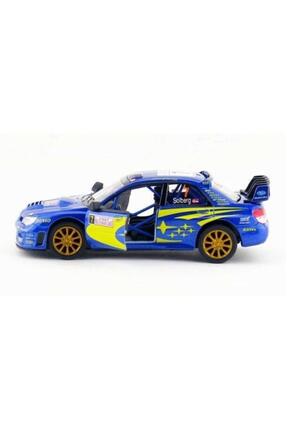 2007 Subaru Wrc Rally Mavi Metal 1/36 Model Araba Image 1