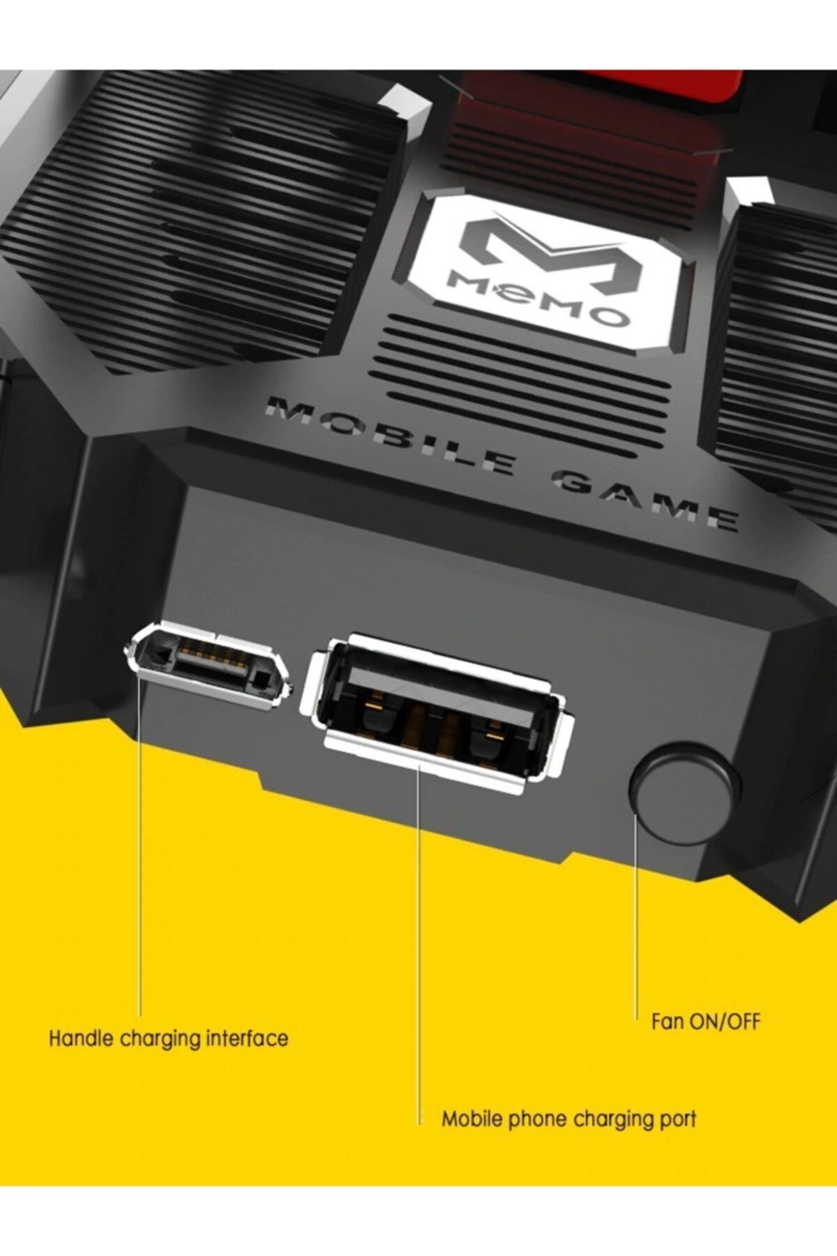 qozie cep telefonu oyun konsolu sogutma fanli powerbankli 6 parmak pubg ates tetik gamepad joystick fiyati yorumlari trendyol