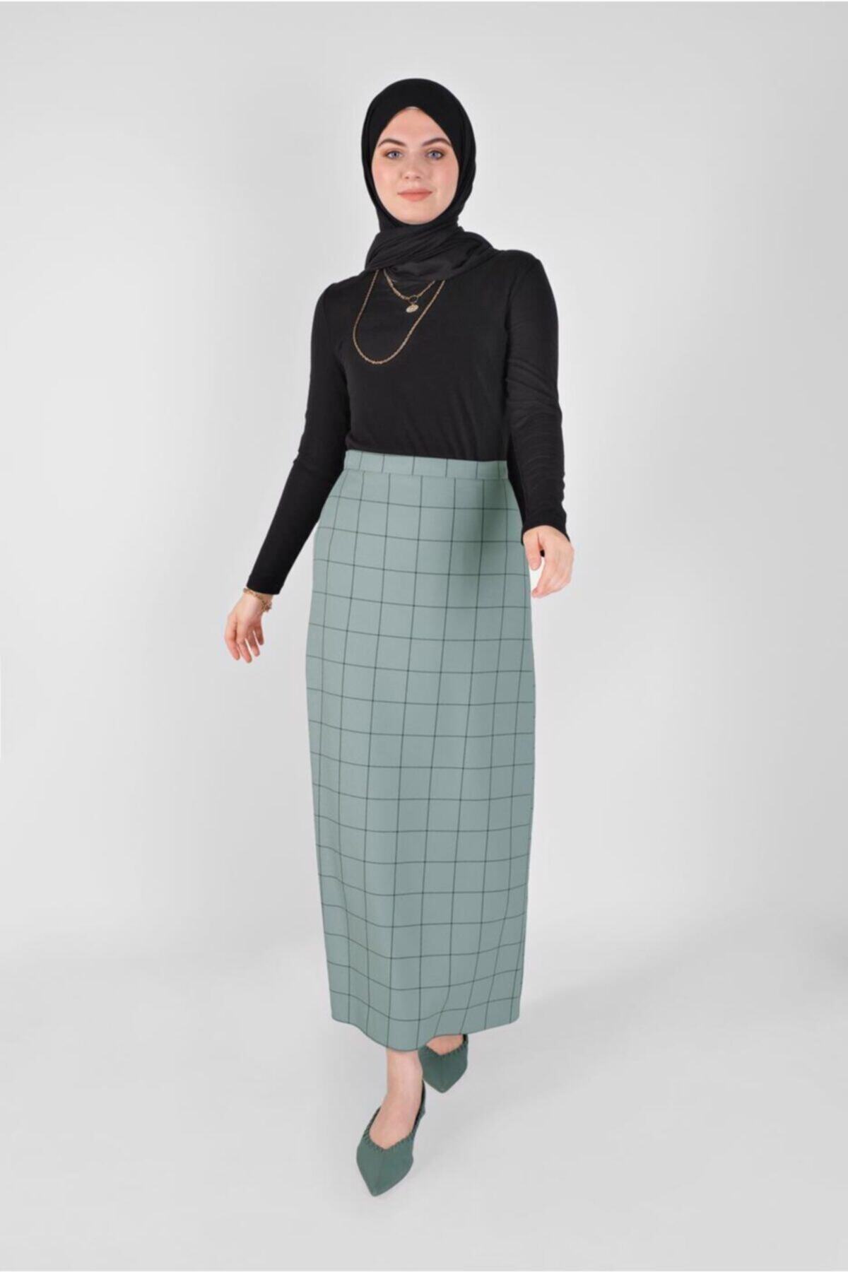 TRENDTESETTÜR Kareli Etek 60092