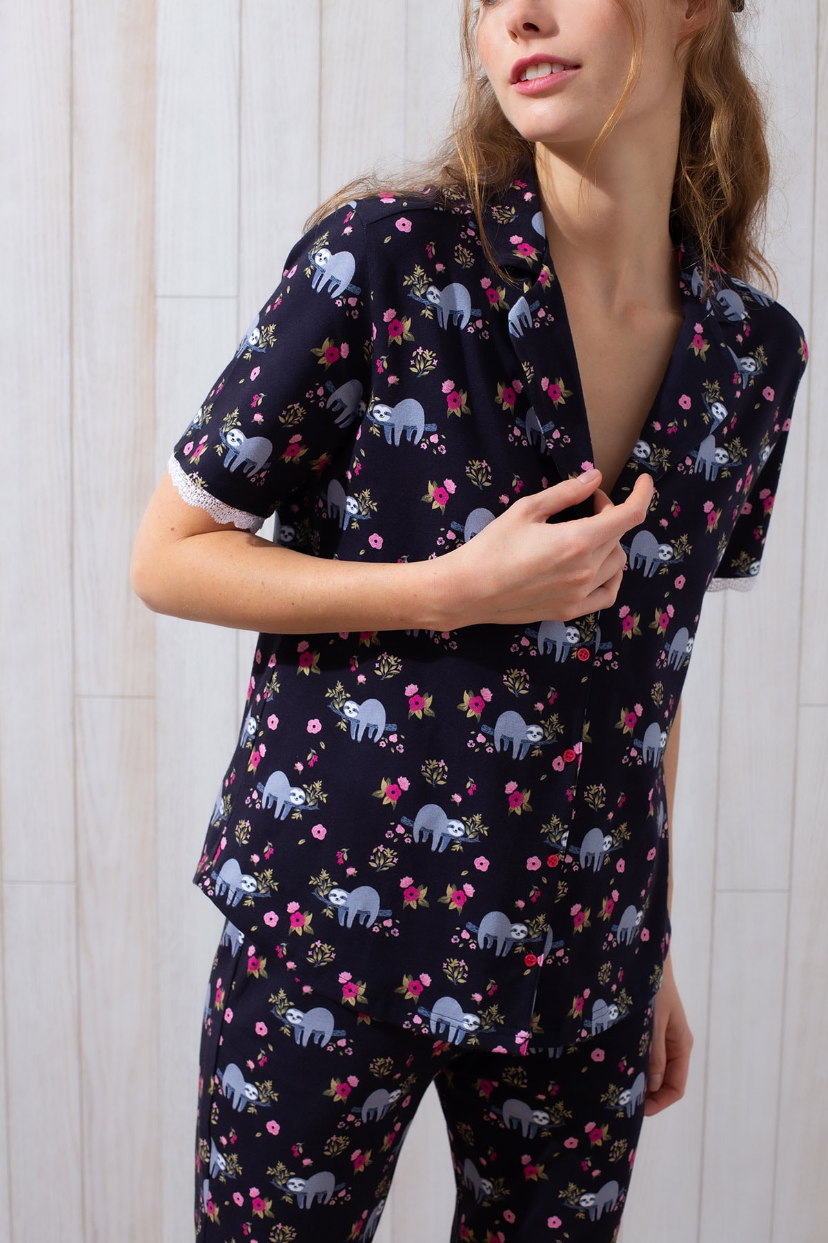 Hays Kadın Kaprili Pijama Takımı