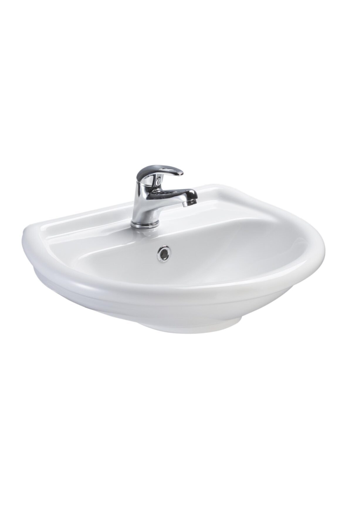 EGE VITRIFIYE Lissa 50 Cm Oval Lavabo