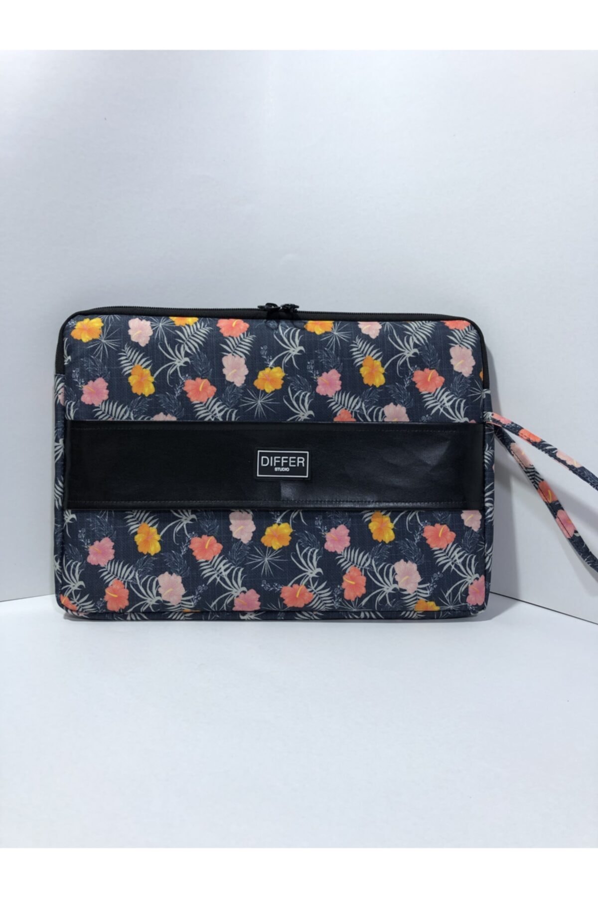 Differ 15,6 Inç Kot Görünümlü Çiçek Desenli Macbook/laptop/notebook/tablet Kılıfı