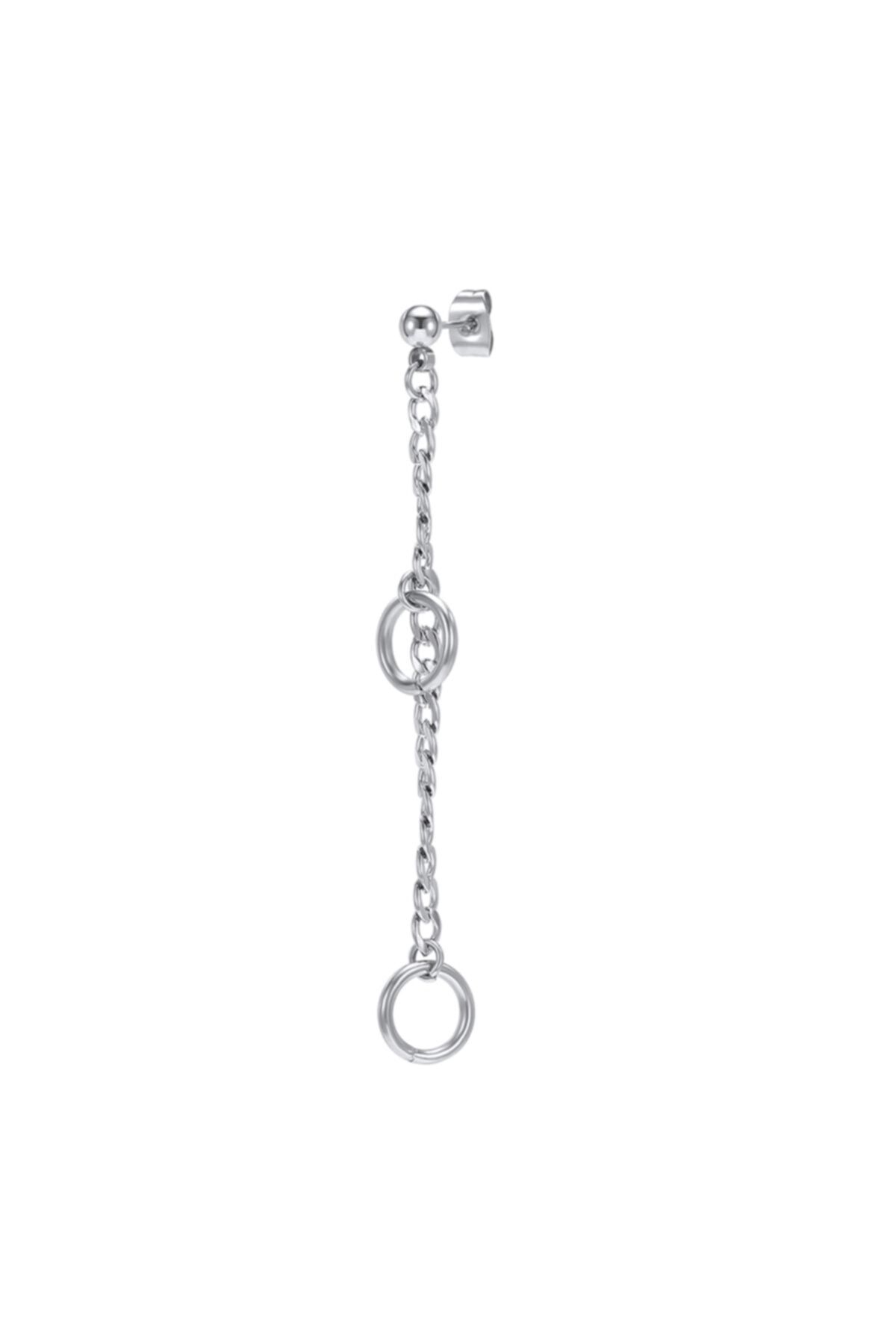 Vaveile Sirius 316l Paslanmaz Çelik Küpe Unisex Silver Color