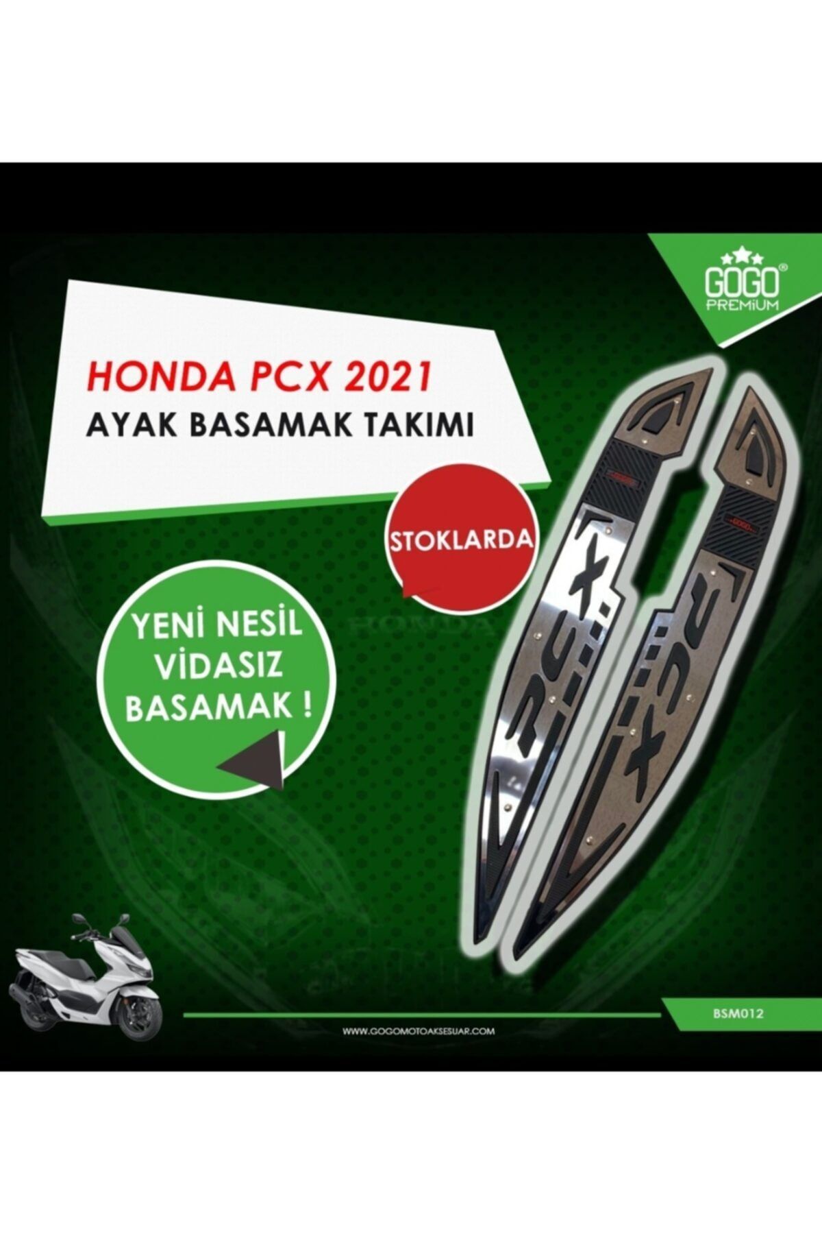 motoçarşım Pcx Basamak Krom 2021 Model