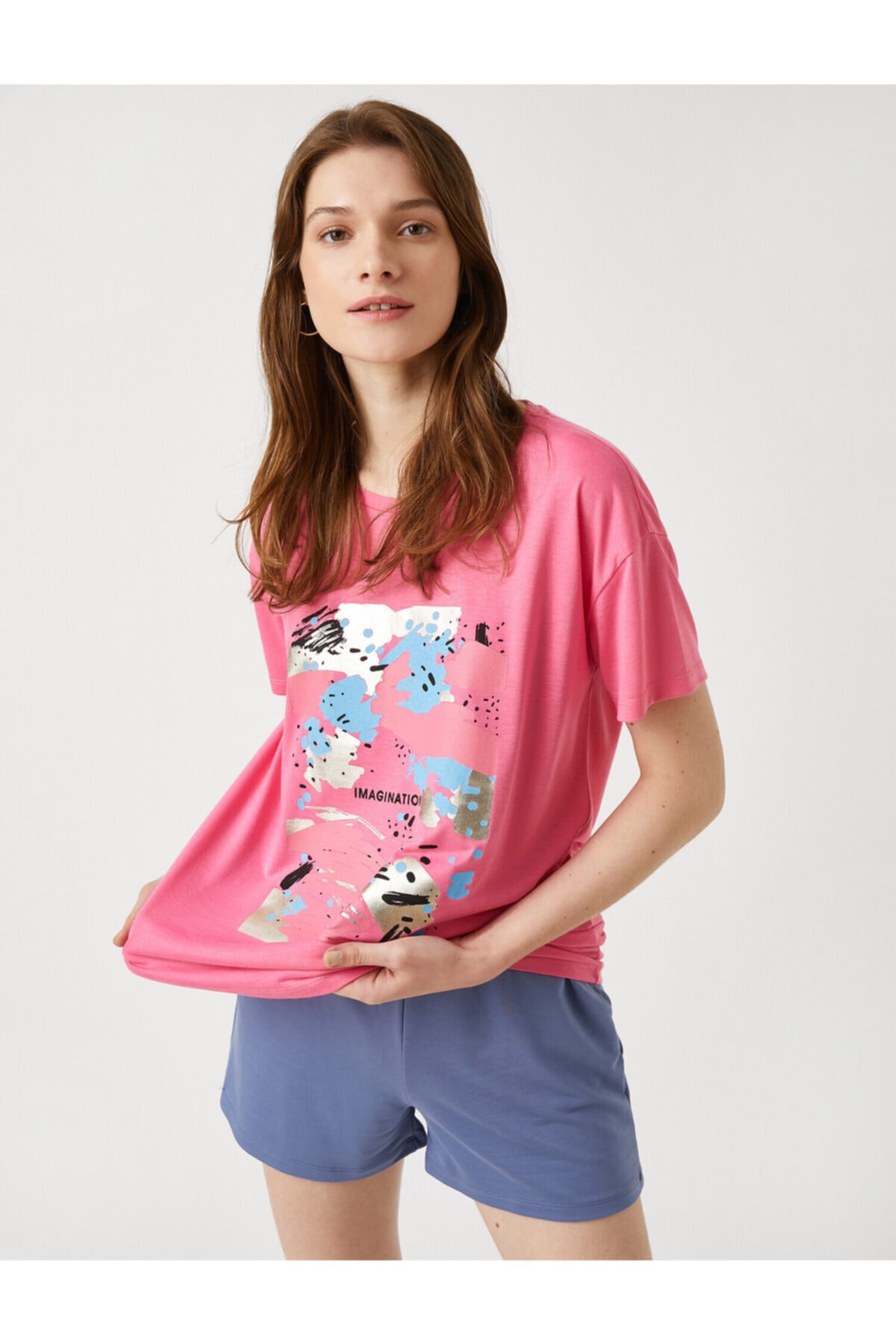 Koton Kadın Pembe T-Shirt