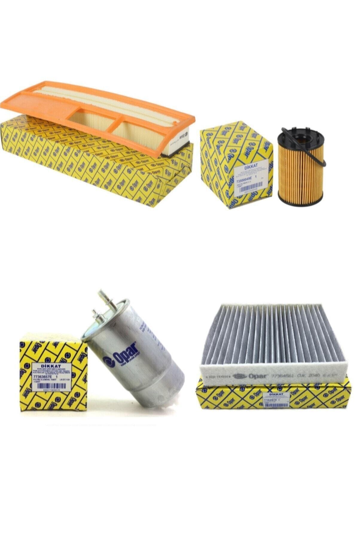 OPAR Fiat Linea 1.3 Multijet Euro 4 Filtre Bakım Seti