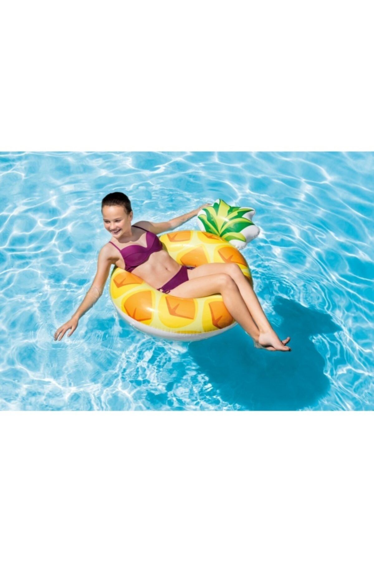 Intex Ananas Şişme Simit 107x99 cm - 56266