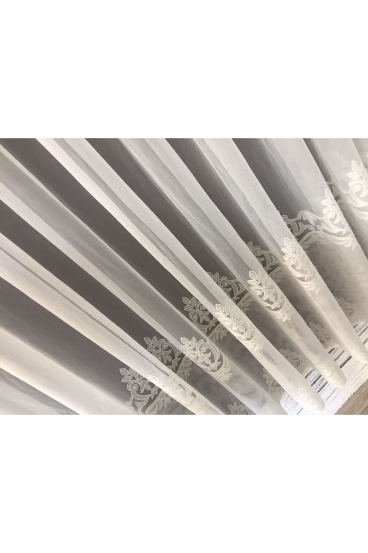 Brillant Magosa Etek Desen Aden Tt Zemin Keten Tül Perde