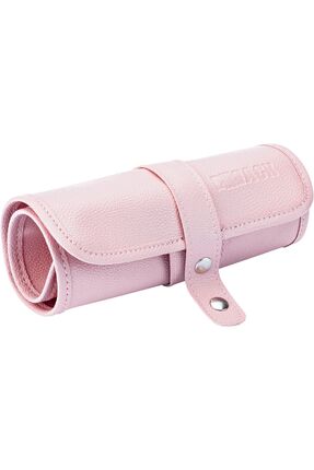 Suni Deri Rulo Kalemlik 36 Bölmeli Soft Pembe Image 2