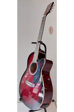 Usb Girişli Ekolayzırlı Elektro Akustik Gitar(BORDO) Image 0