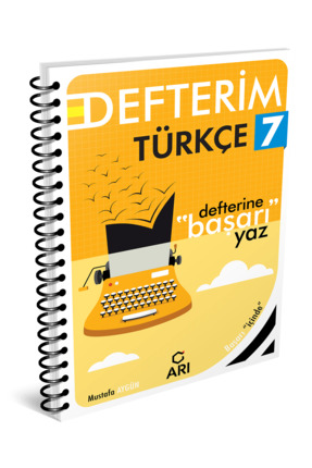 Arı Yayınları 7. Sınıf Türkçe Defterim 2025 GÜNCEL BASKI Image 0