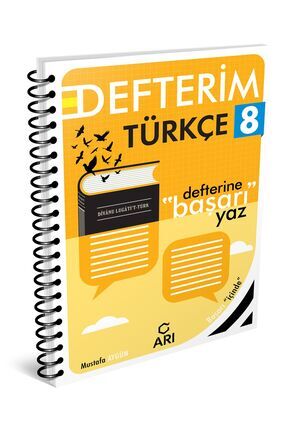 Arı Yayınları 8 Sınıf Türkçe Defterim 2025 Güncel Baskı Image 0