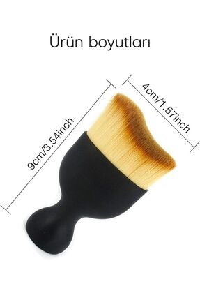 Yumuşak Kıllı Araç İçi Detay Toz Temizleme Fırçası KORUMA KAPLI Image 4