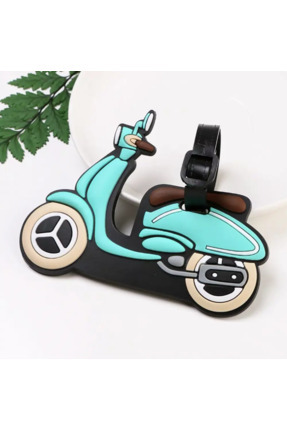 Scooter Valiz İsimliği - Bavul Etiketi - Çanta Etiketi - Bagaj Etiketi-Valiz Etiketi -İsimlik 1 Adet Image 0
