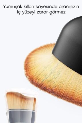 Yumuşak Kıllı Araç İçi Detay Toz Temizleme Fırçası KORUMA KAPLI Image 1