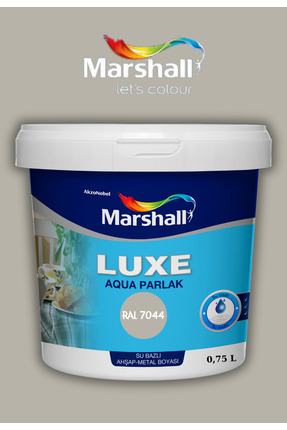 Luxe Aqua Parlak Su Bazlı Akrilik Dekoratif Dönüşüm Boyası 0,75 Litre Ahşap Ve Metal Boyası Ral 7044 Image 0