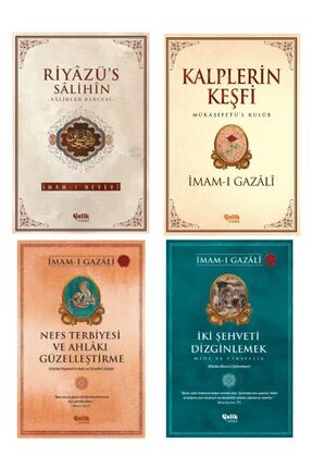 Imam-ı Gazali Seti Kalplerin Keşfi-nefs Terbiyesi-riyazü's Salihin-iki Şehveti Dizginlemek 4'lü Set Image 0