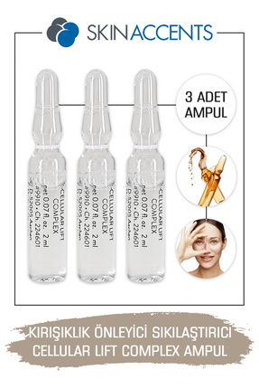 Kırışıklık Giderici Sıkılaştırıcı Ampul Cellullar Lift Cilt Serumu 3 Adet Dermaroller Dermapen Serum Image 0