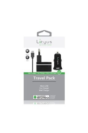 Şarj Paketi + Micro Usb Kablo (siyah) - Akltcs0201 Image 0