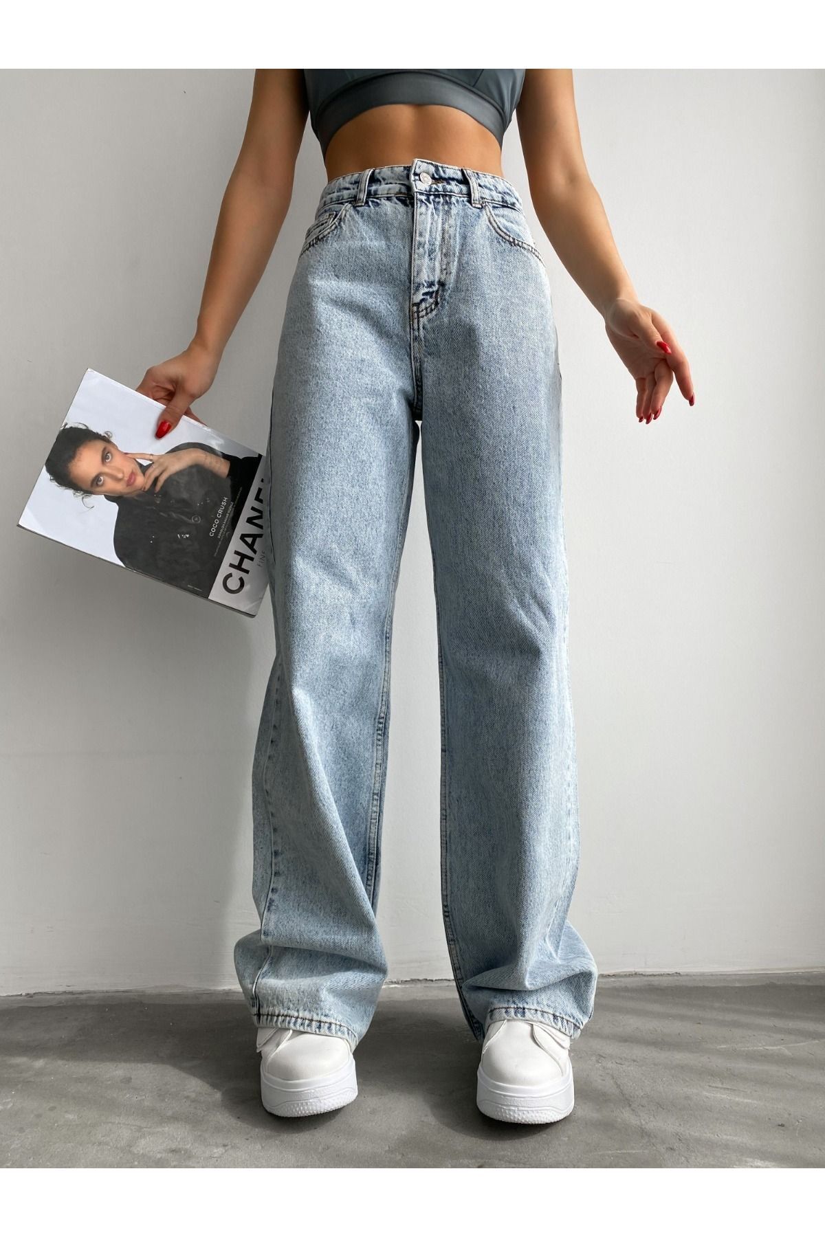 شلوار جین جین گشاد گشاد و گشاد ترند