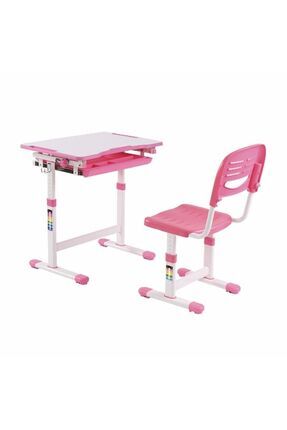 Ayarlanabilir Ergonomik Çocuk Aktivite Masası (3-10 Yaş- Pembe) Image 0