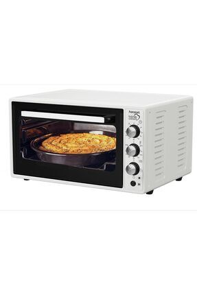 Börek Ustam 50 Litre Turbo Beyaz Tek Camlı Mini Fırın Image 0