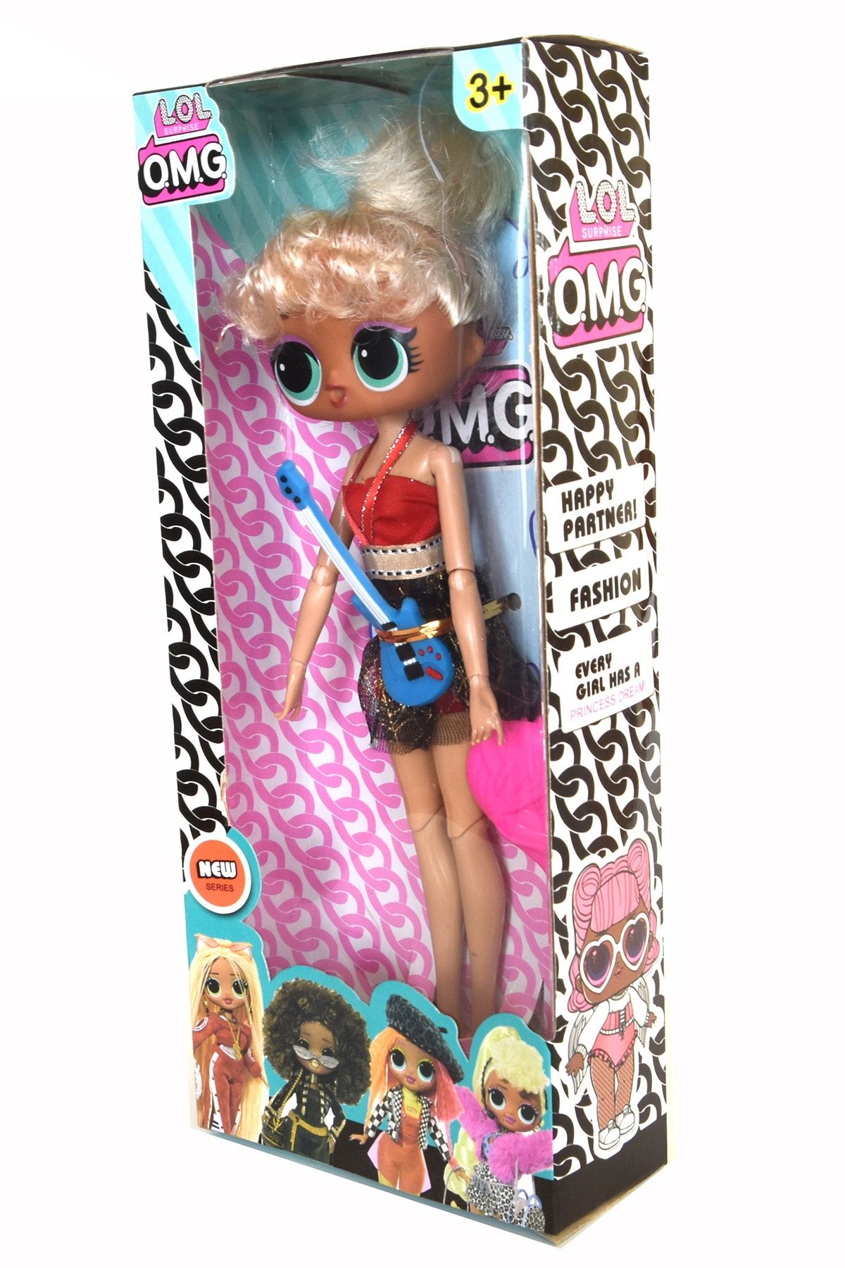 Lol shop doll guitar