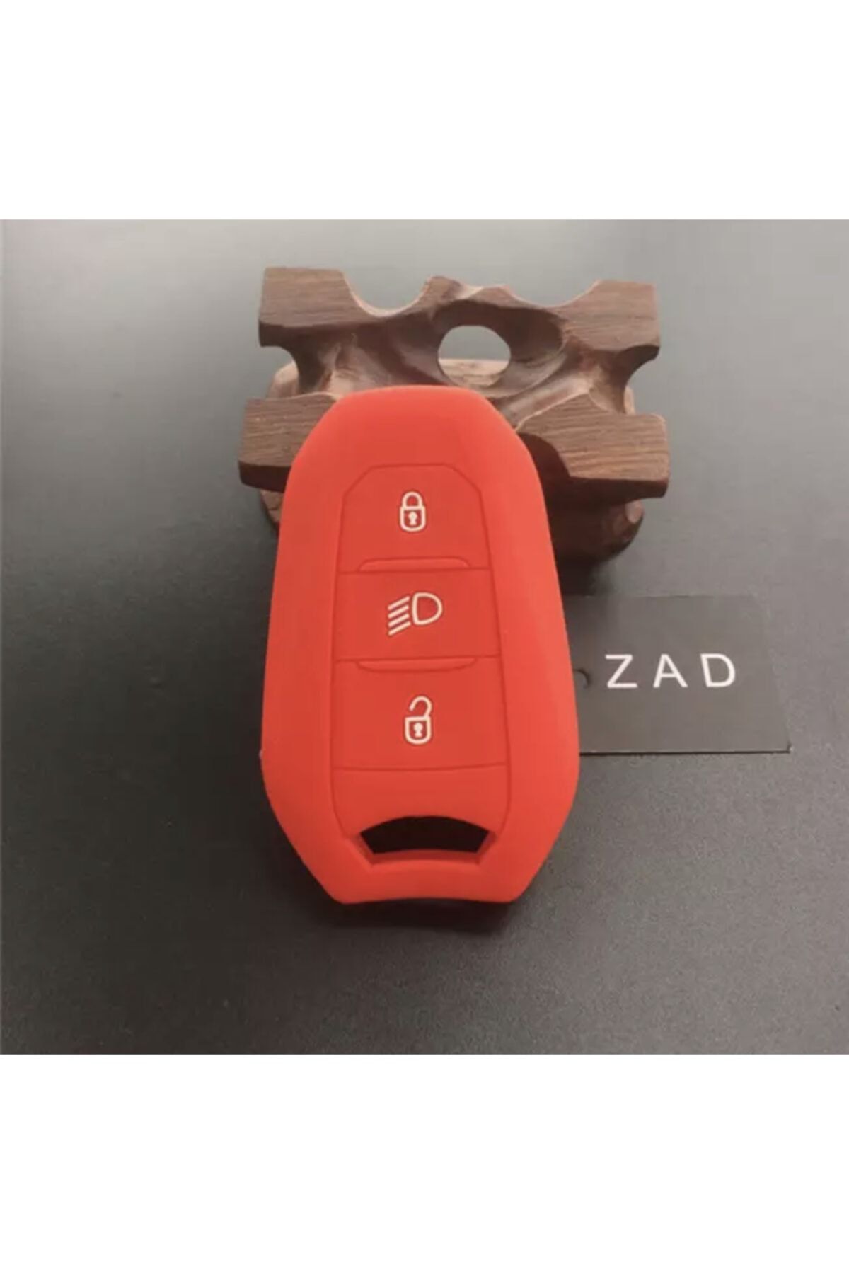 Nildaoto Peugeot 208 308 508 2008 3008 4008 5008 Rifter Slikon Anahtar Kılıfı Kırmızı