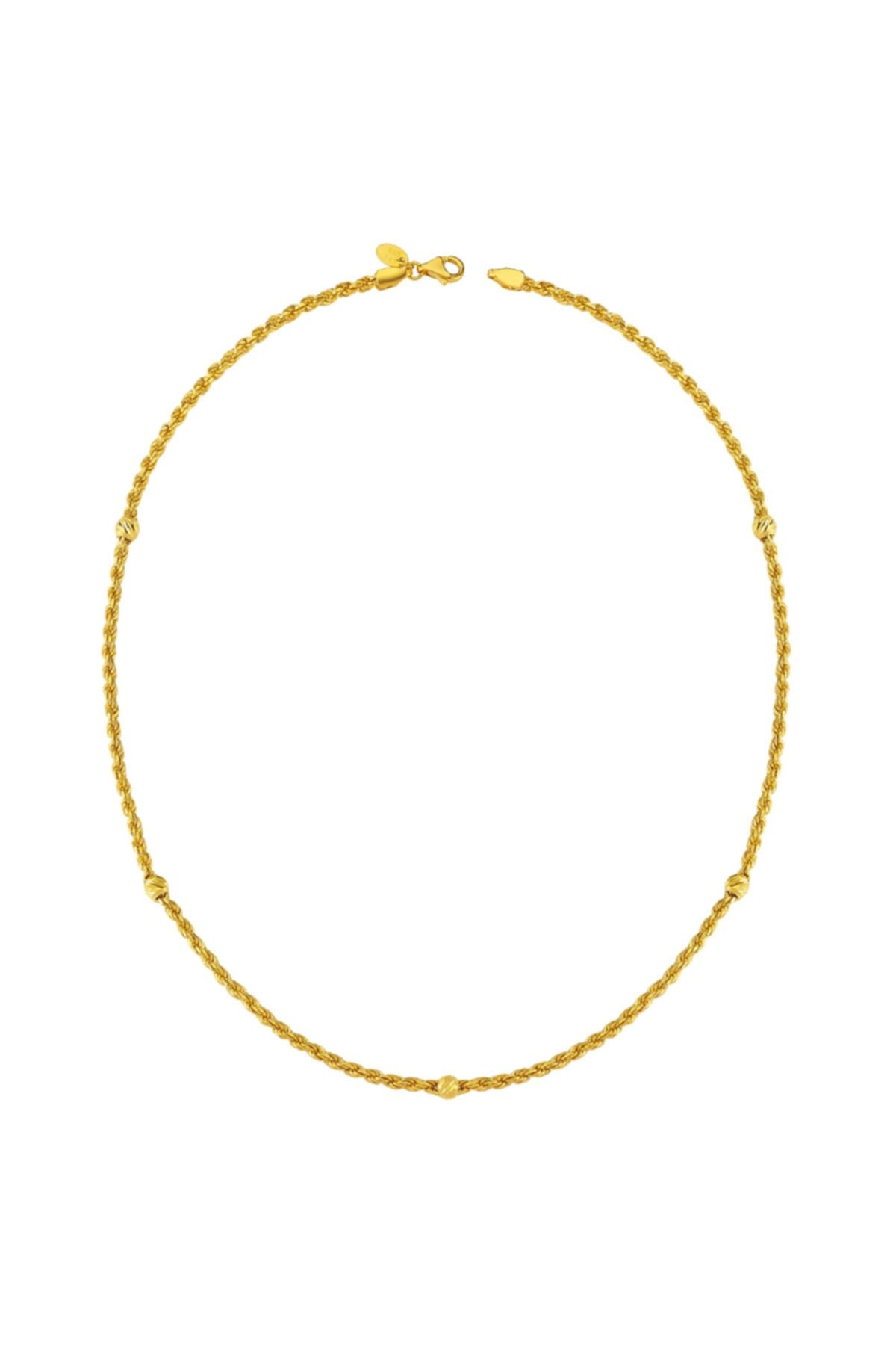 KRD 14 Ayar 3,85 Gram 40 Cm Halat Zincirli Toplu Kolye