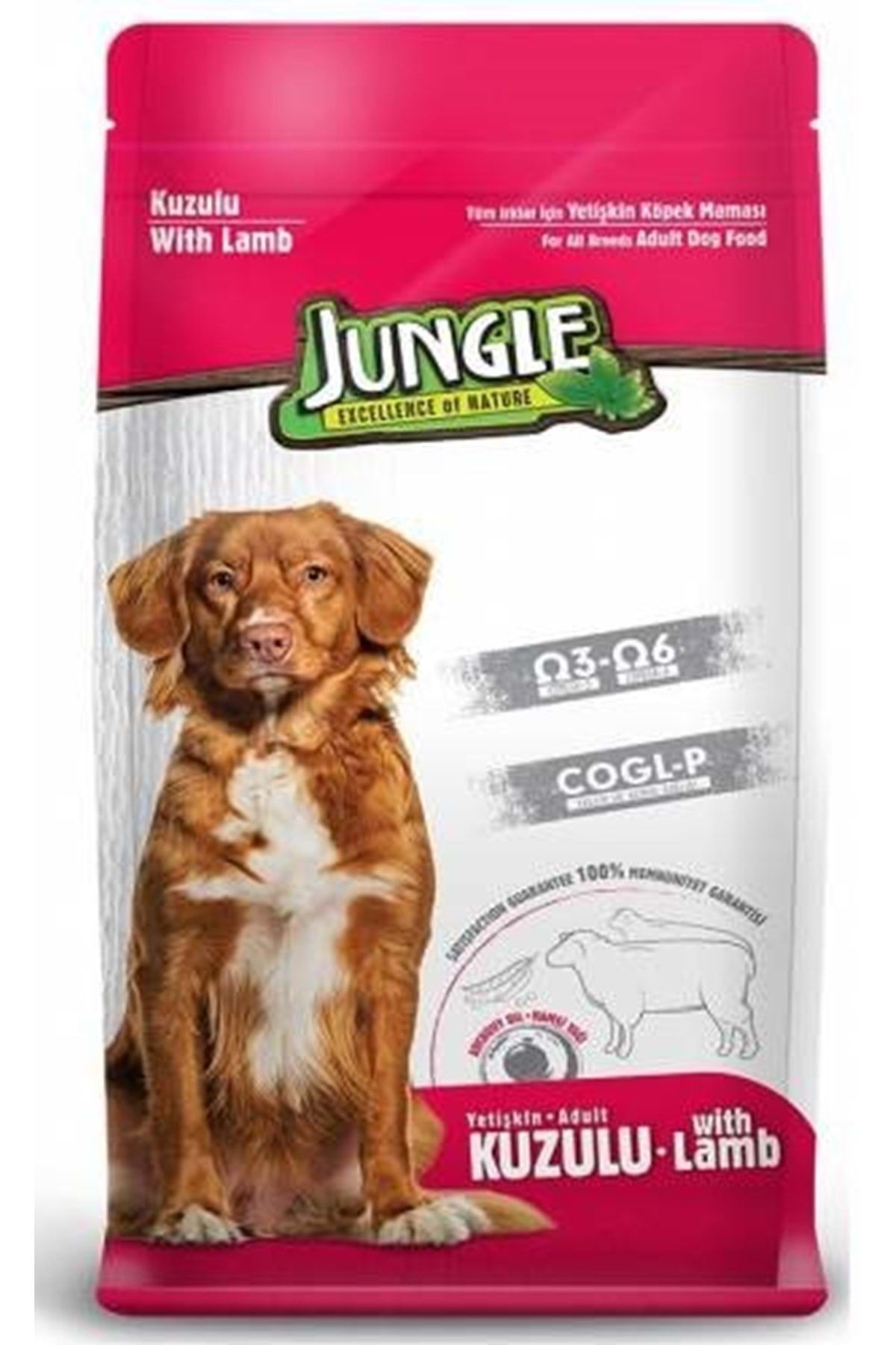 Jungle Yetişkin Köpek Maması Kuzu Etli 2,5 kg