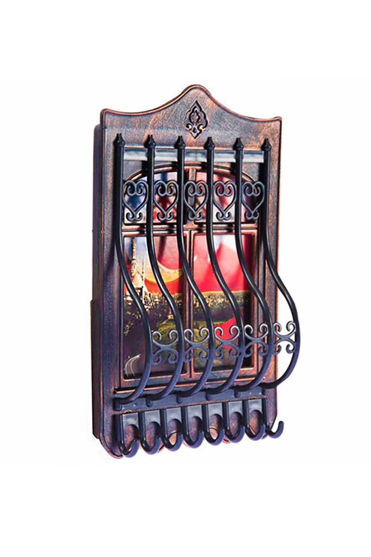 SULTANHOMEEE 8'li Dekoratif Anahtar Askısı Slt 525