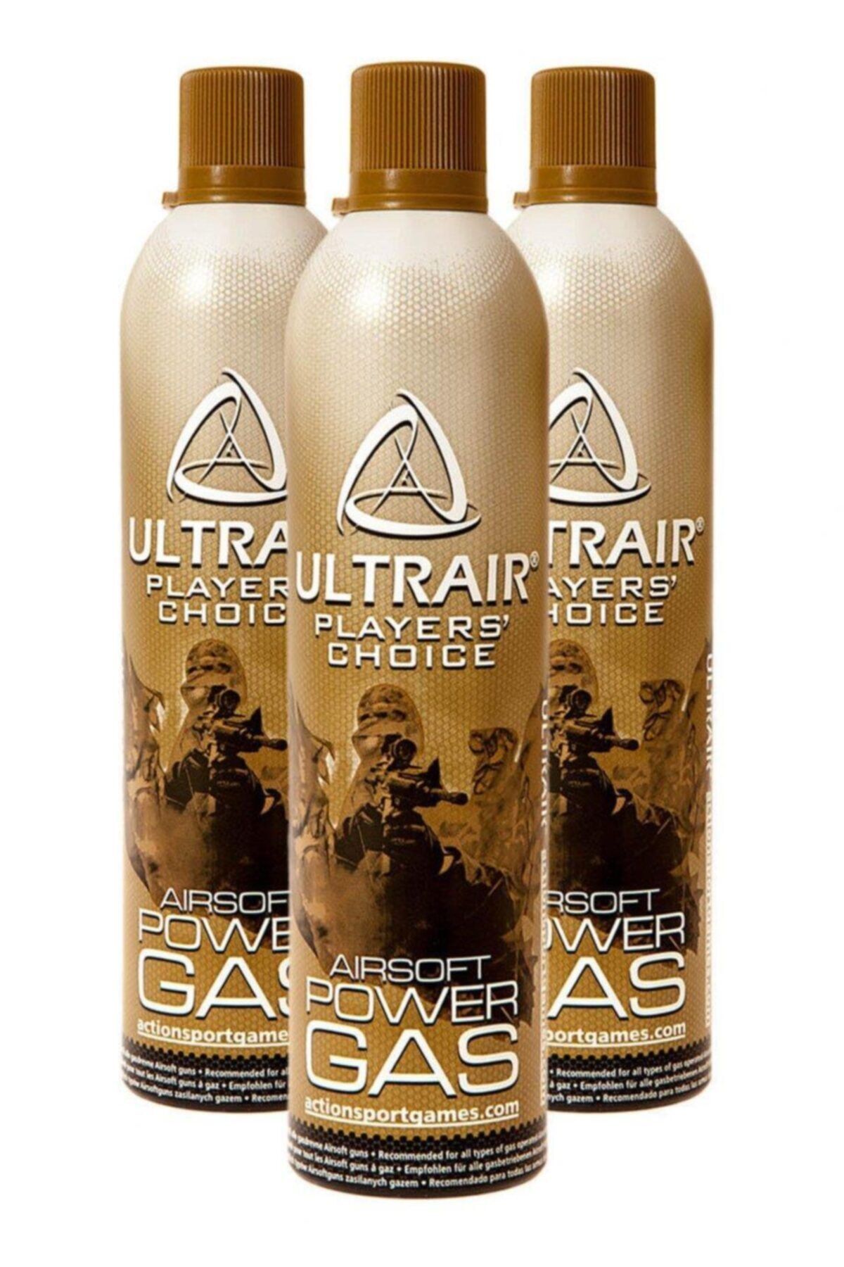ASG Ultra Air Airsoft Green Gas 3'lü Set