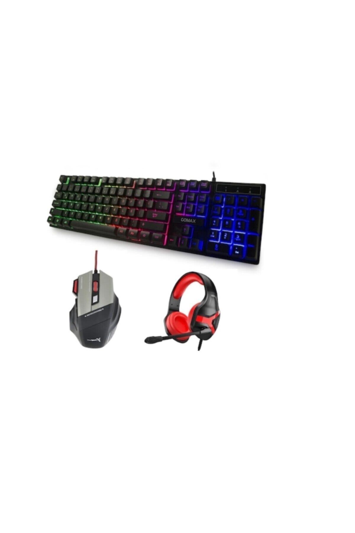 DTS Teknoloji Gomax K2 Klavye Turbox Mouse Rampage Kulaklık