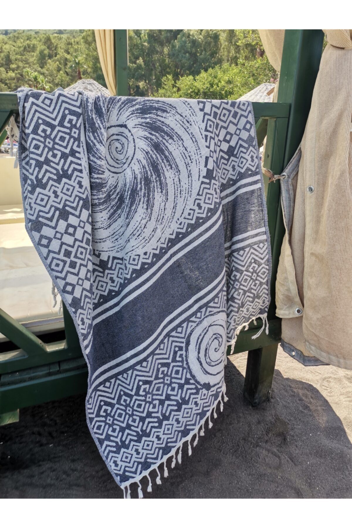 Mackays Unisex Antrasit Plaj Havlusu Peştamal