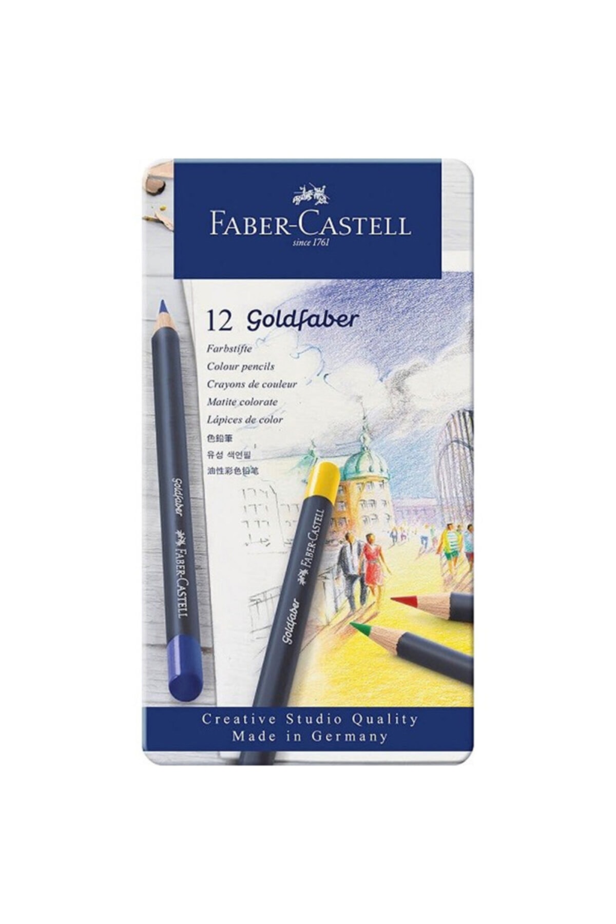 Faber Castell Faber-castell Gold Faber 12'li Kuru Boya Kalemi 114712