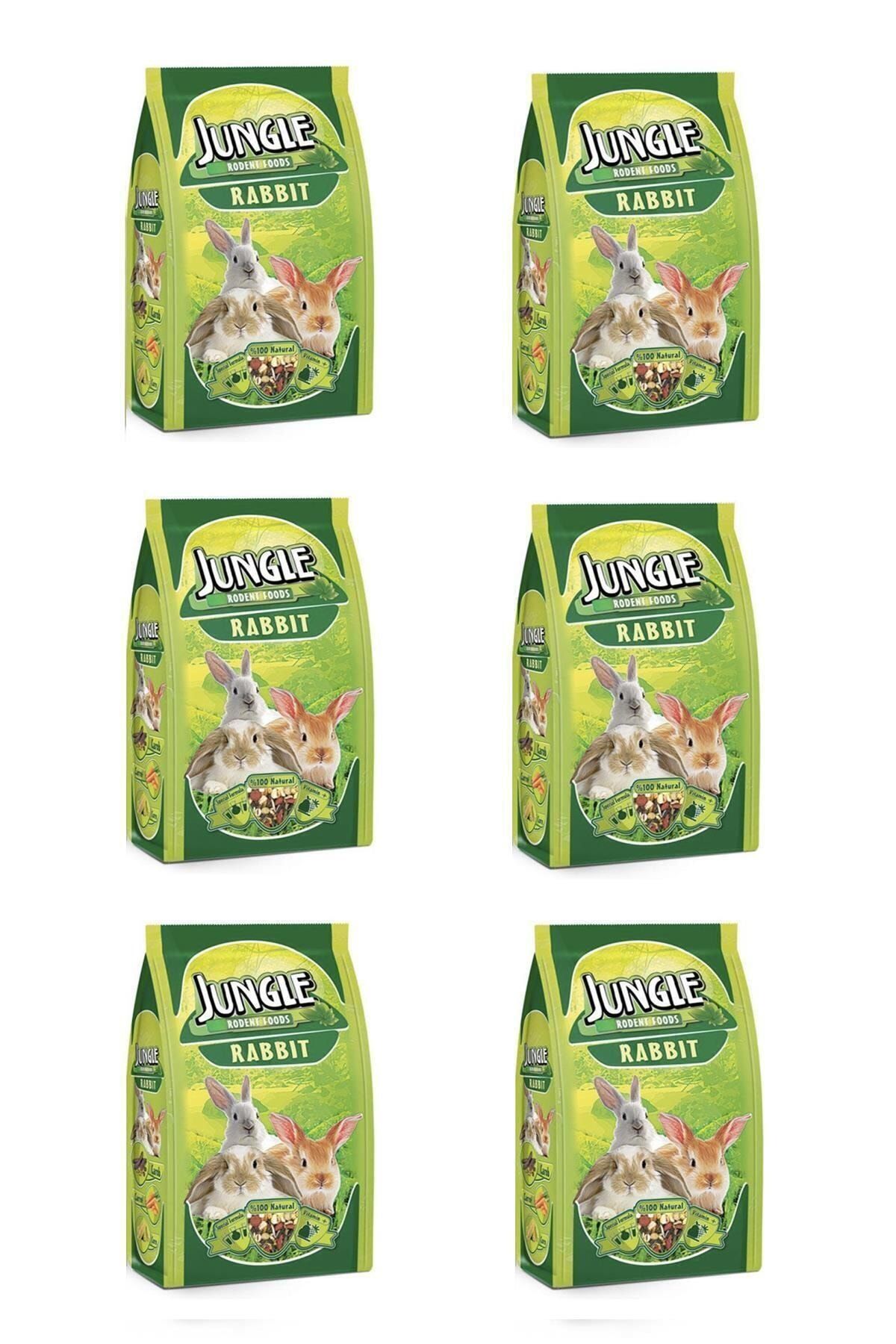 Jungle Tavşan Yemi 500gr X 6 Paket