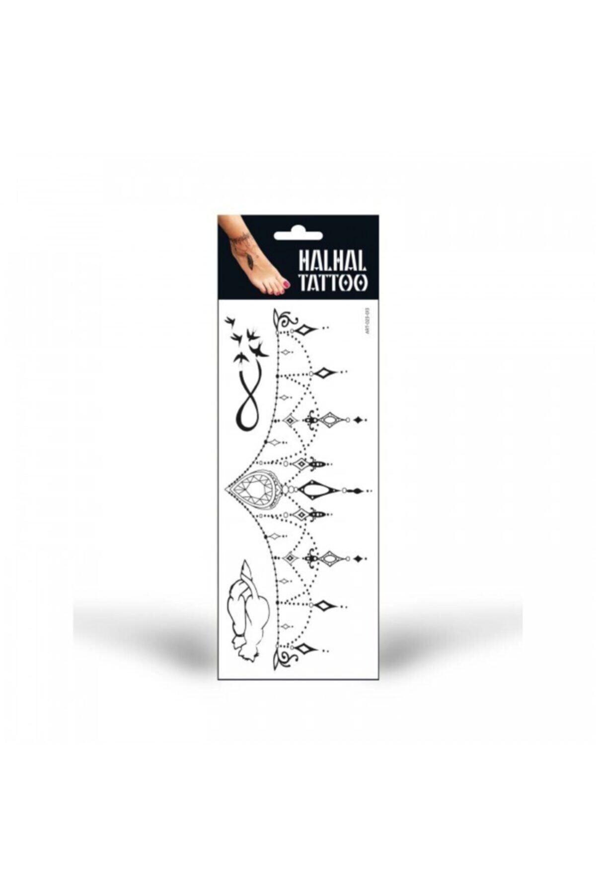 Artikel Halhal Geçici Tattoo -13, Bilek Tattoo, Ayak Tattoo, Geçici Dövme