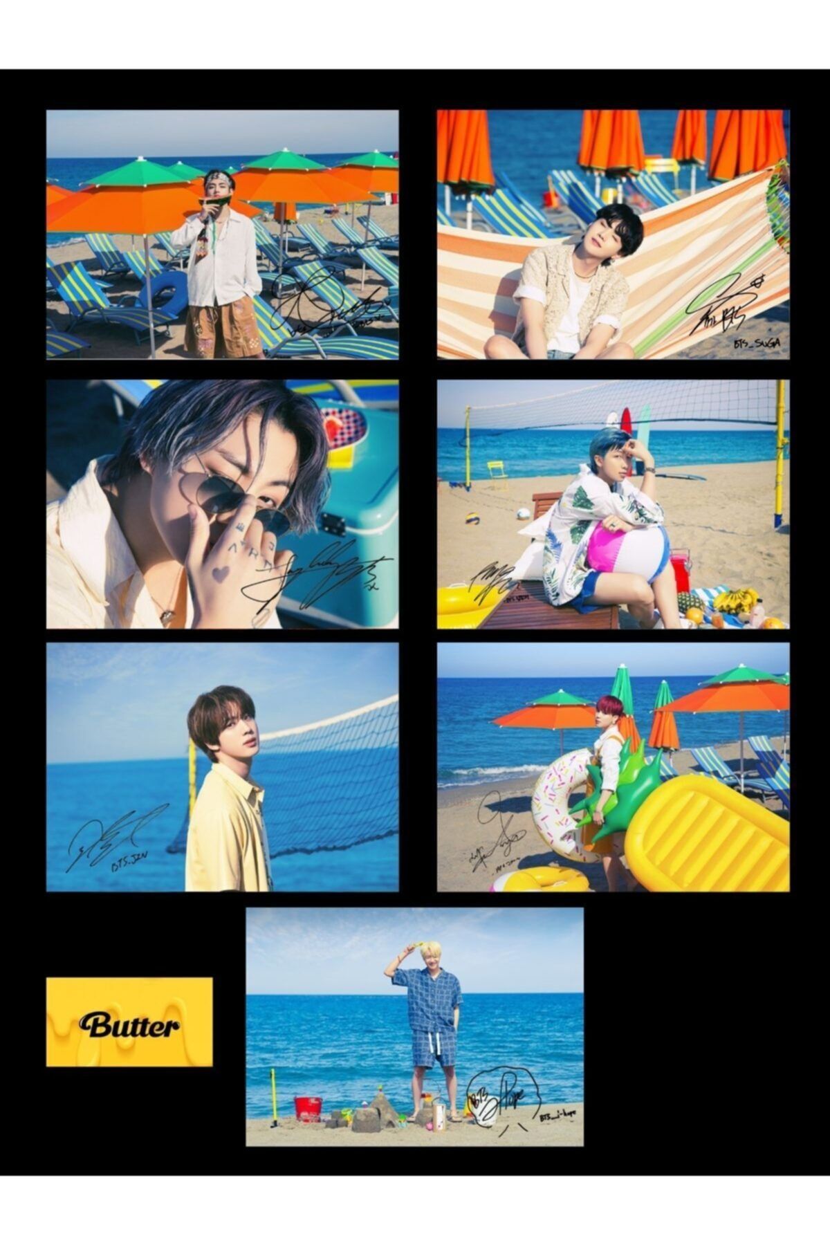 BTS Butter Album Concept 7 Adet