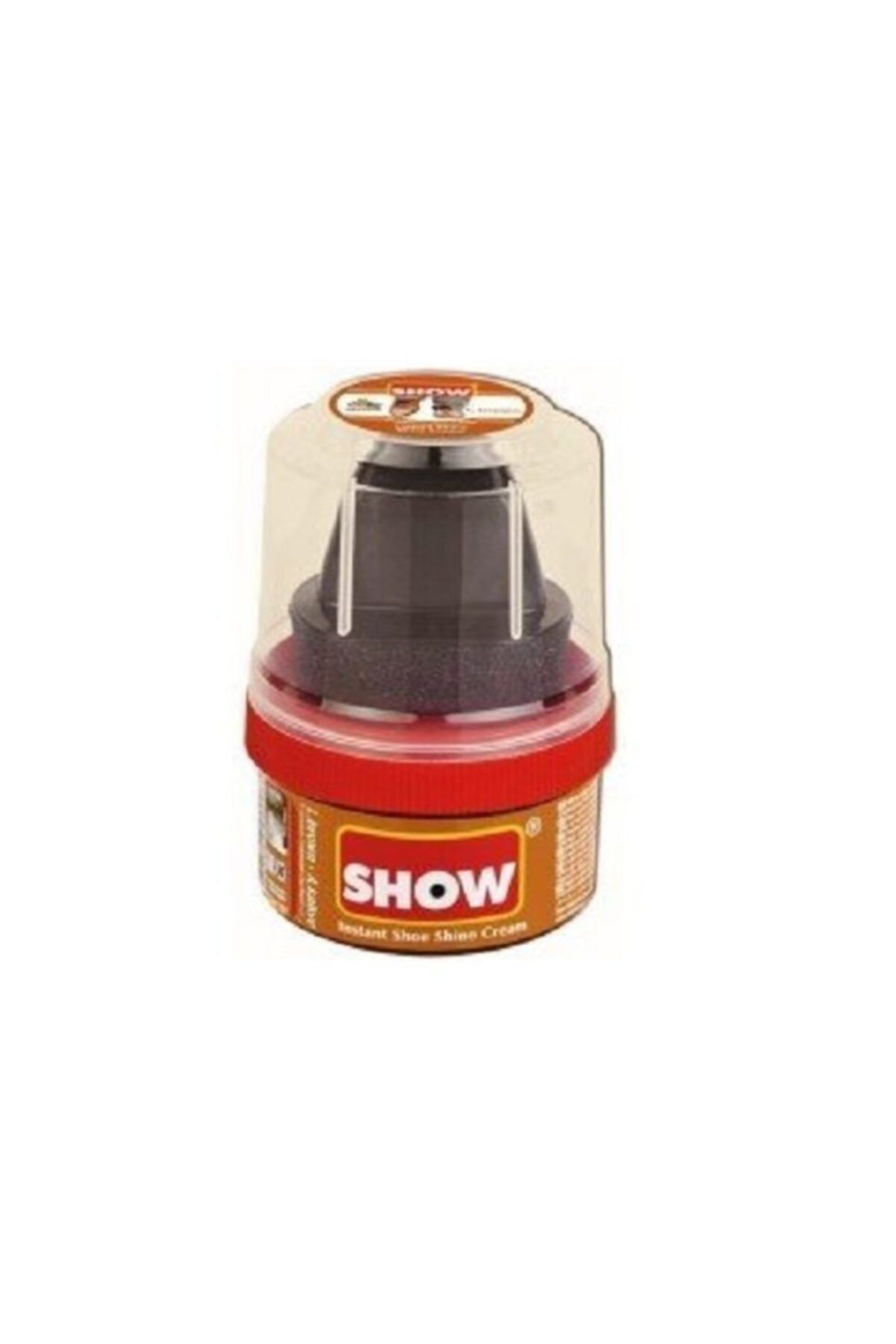 SHOW Cilalı Ayakkabı Boyası 50gr 2 Adet Açık Kahve