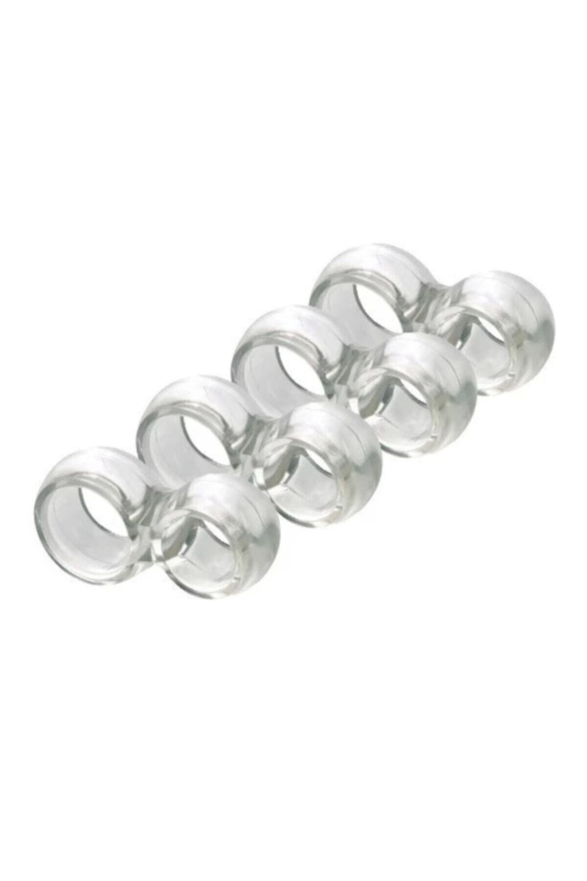 RENKYAPI 4 Adet Şefaf Kapı Pencere Kolu Stoperı Kapı Ve Pencare Duvarı Arkası Hasar Azaltıcı