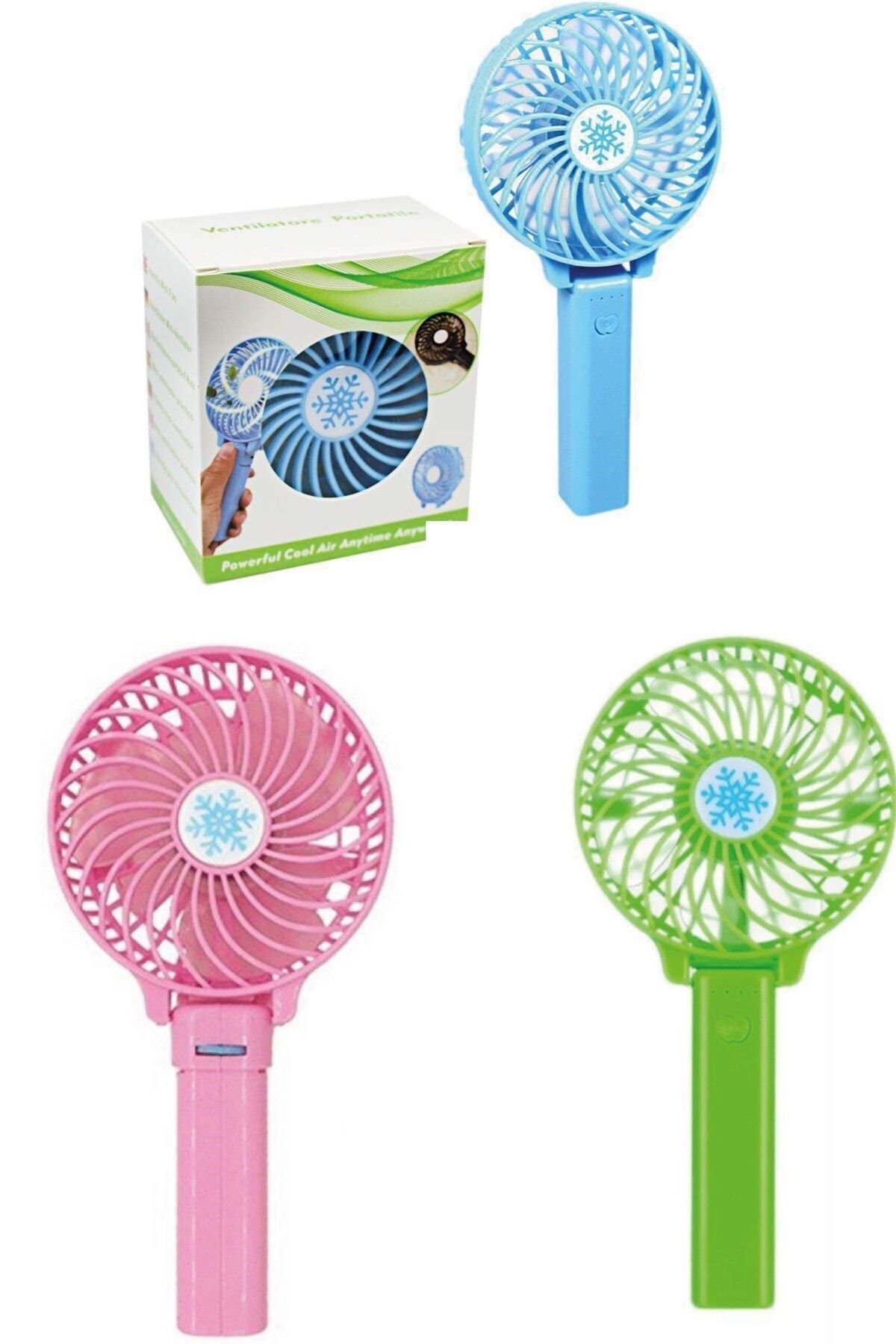 Melins Şarjlı Taşınabilir Mini Fan - Vantilatör