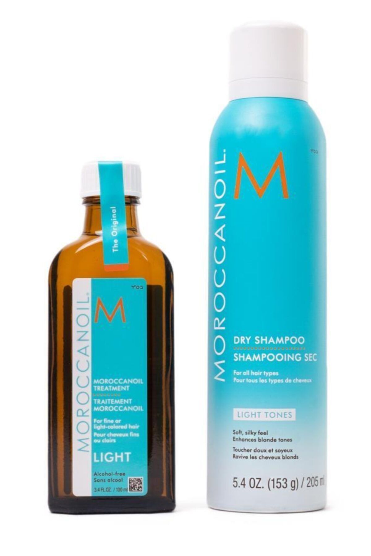 Moroccanoil Light Açık Renk Saçlar Için Kuru Şampuan 205 ml+Treatment Light Bakım Yağı 100 ml