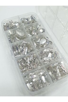 Karışık Şekilli Kristal Dikme Kasalı Taş Seti (214 Adet) Image 0