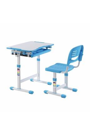 Ayarlanabilir Ergonomik Çocuk Aktivite Masası (3-10 Yaş-mavi) Image 0